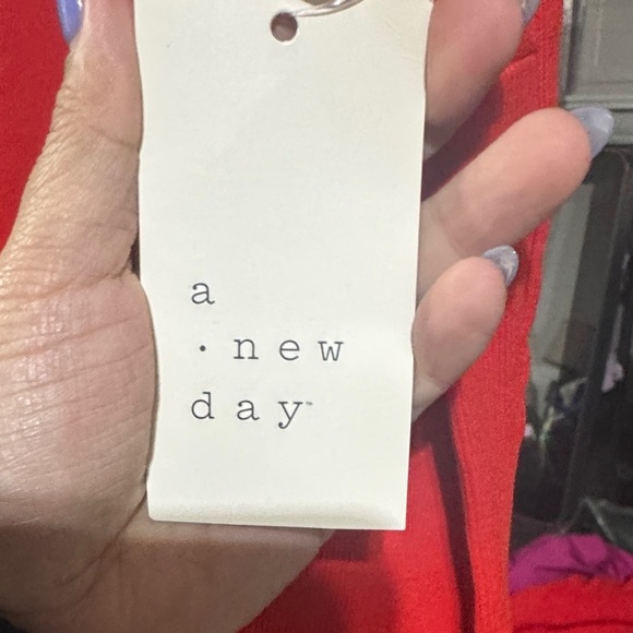 Size 2XL A New Day Red Dress - Picture 2 of 4